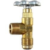 IFS - Truck Valve 1/2 NPT Male x 5/8 Flare Right Angle | 04-V412F-10-8